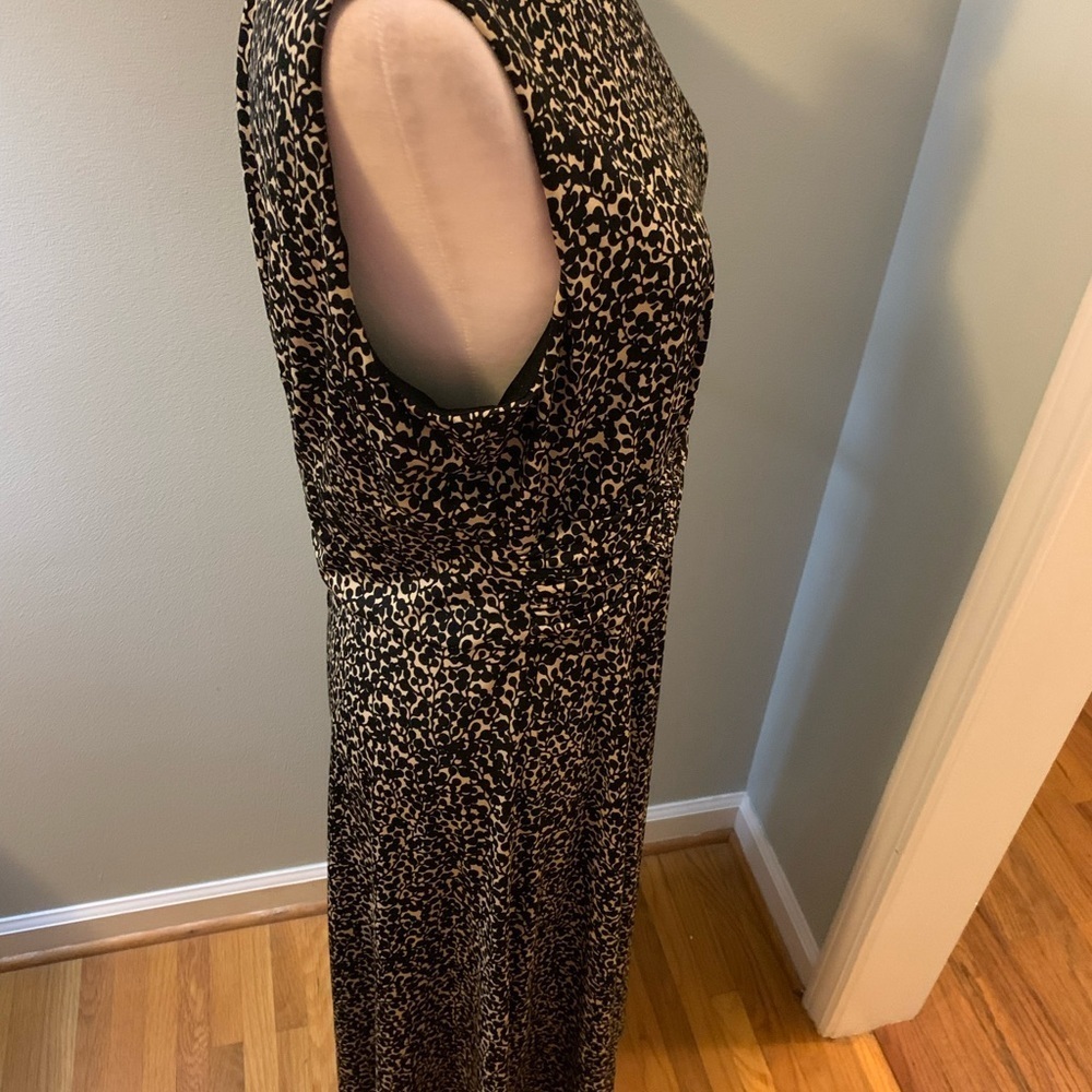 Jessica Howard Black and Tan Midi Dress - Picture 4 of 7